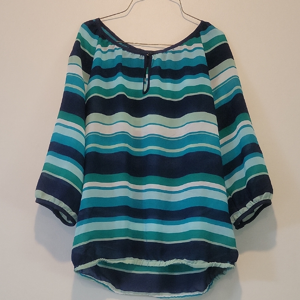 Banana Republic Multicolor Striped Blouse